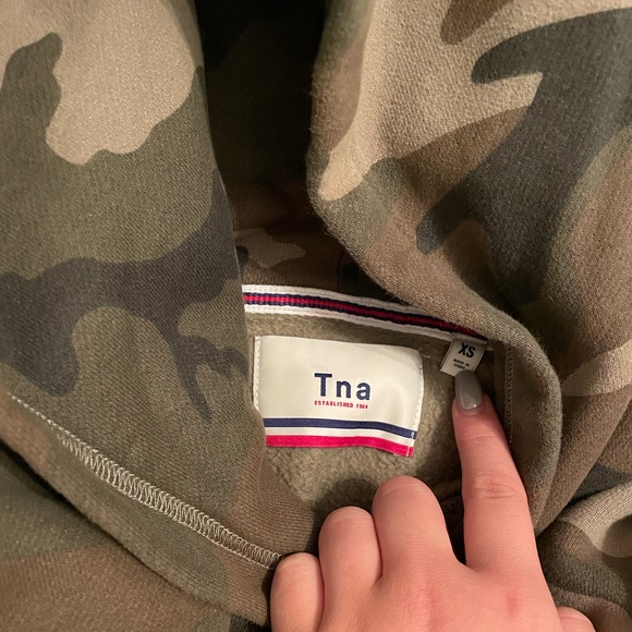 camo tna cropped hoodie!! - Picture 2 of 2